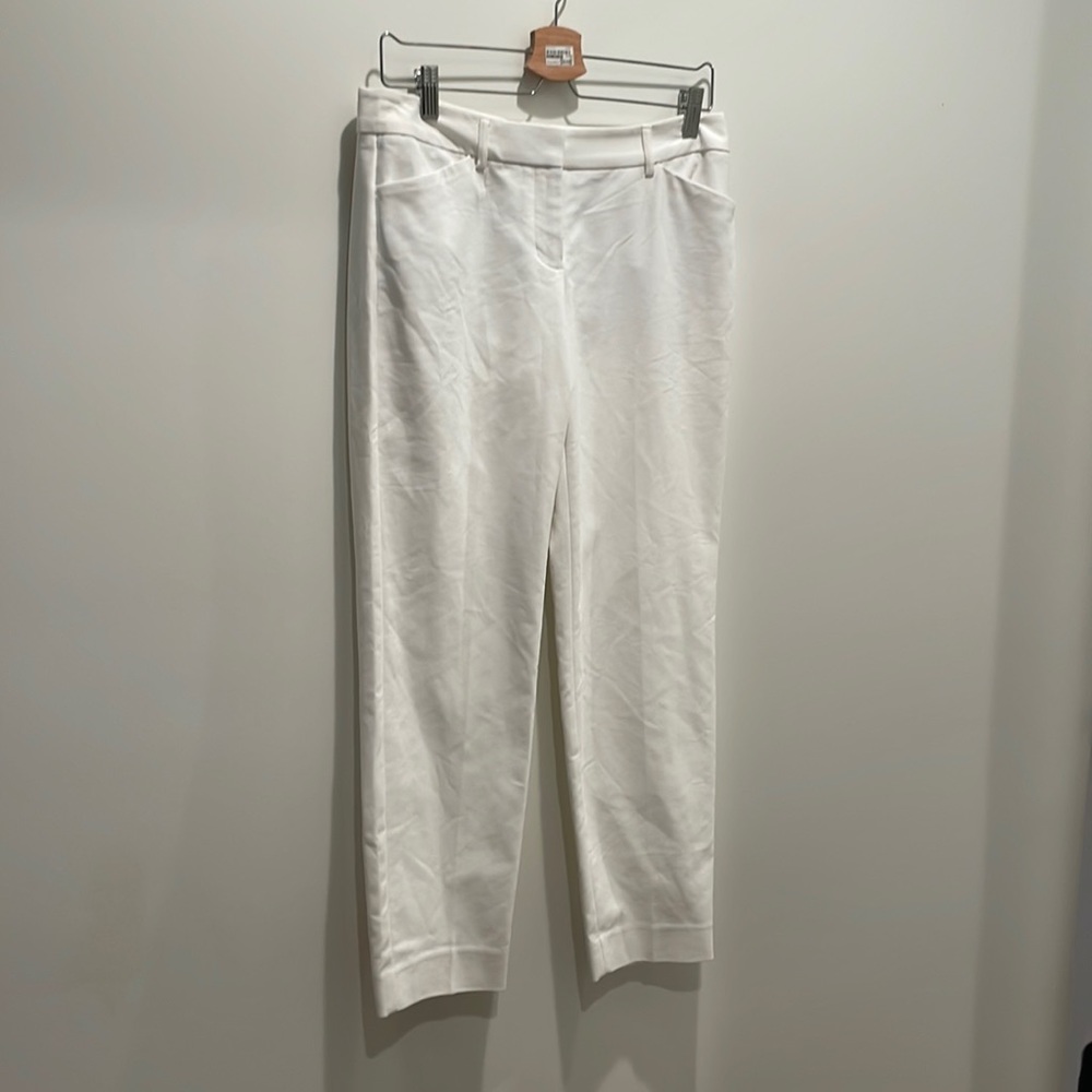 Express editor white pants
